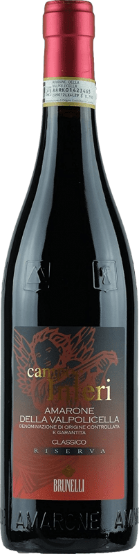 Free Shipping | Red Wine Brunelli Campo Inferi Reserve — Aged D.O.C.G. Amarone della Valpolicella Veneto Italy Corvina, Rondinella, Corvinone 75 cl