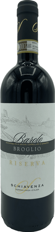 Kostenloser Versand | Rotwein Schiavenza Broglio Reserve — Gereift D.O.C.G. Barolo Piemont Italien Nebbiolo 75 cl