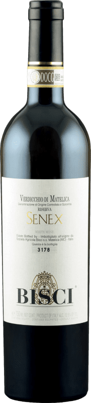 Envoi gratuit | Vin Blanc Bisci Senex Réserve D.O.C. Verdicchio di Matelica Marches Italie Verdicchio 75 cl