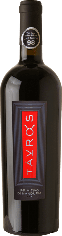 Envio grátis | Vinho Tinto La Bollina Tavros D.O.C. Primitivo di Manduria Puglia Itália Primitivo 75 cl