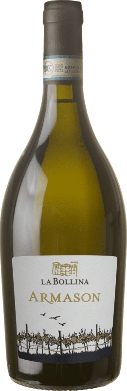Бесплатная доставка | Белое вино La Bollina Armason D.O.C. Monferrato Пьемонте Италия Chardonnay — Шардоне 75 cl