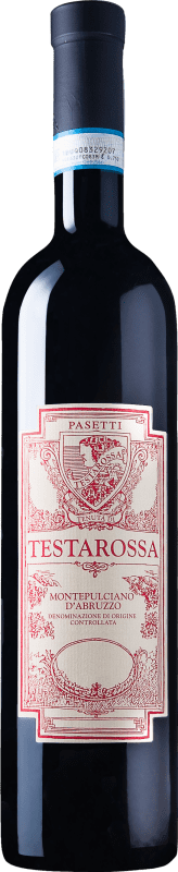 Бесплатная доставка | Красное вино Pasetti Testarossa Резерва D.O.C. Montepulciano d'Abruzzo Абруцци Италия Montepulciano — Монтепульчано 75 cl