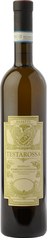Бесплатная доставка | Белое вино Pasetti Testarossa Высший D.O.C. Trebbiano d'Abruzzo Абруцци Италия Trebbiano — Треббиано 75 cl