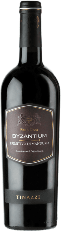 Envoi gratuit | Vin Rouge Tenuta Valleselle Tinazzi Feudo Croci Byzantium D.O.C. Primitivo di Manduria Pouilles Italie Primitivo 75 cl