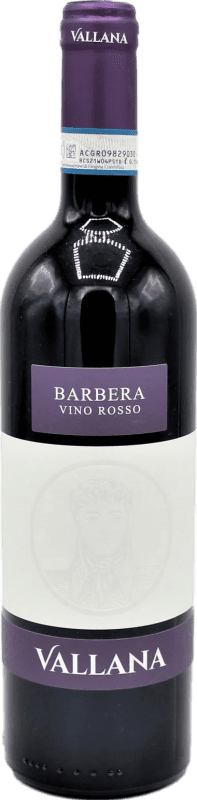 Free Shipping | Red Wine Vallana Piemonte Italy Barbera 75 cl