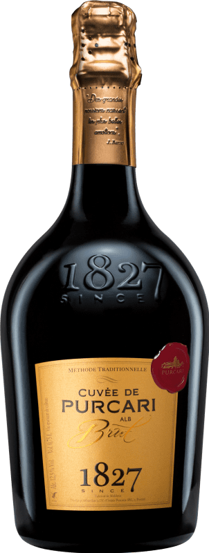 34,95 € | White Sparkling Wine Château Purcari Brut Cuvée Moldova, Republic Pinot Noir, Chardonnay, Pinot Blanc 75 cl