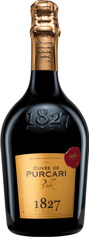 免费送货 | 白起泡酒 Château Purcari Brut — 起泡酒 干型 Cuvée 摩尔多瓦共和国 Pinot Noir — 黑皮诺, Chardonnay — 莎当妮, Pinot Blanc — 白皮诺 75 cl