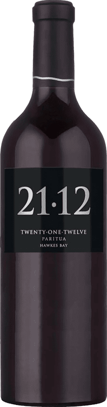 免费送货 | 红葡萄酒 Paritua 21 12 Twenty One Twelve I.G. Hawkes Bay Hawke's Bay 新西兰 Merlot — 梅洛, Cabernet Sauvignon — 赤霞珠, Cabernet Franc — 品丽珠 75 cl