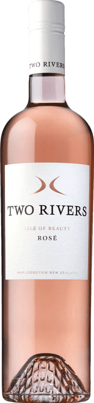 送料無料 | ロゼワイン Two Rivers Isle of Beauty Rosé — ロゼ I.G. Marlborough マールボロ ニュージーランド Pinot Noir — ピノ・ノワール 75 cl