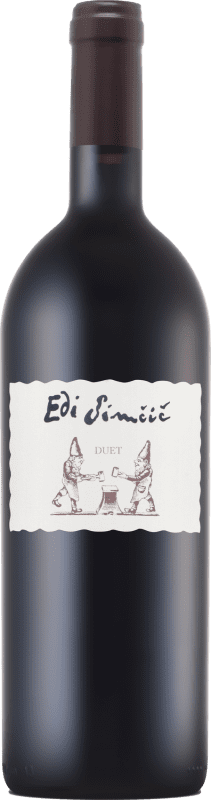 Envio grátis | Vinho Tinto Edi Simcic Duet I.G. Primorska Goriška Brda Eslovênia Merlot, Cabernet Sauvignon, Cabernet Franc 75 cl