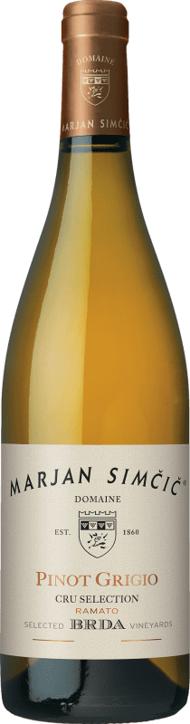 免费送货 | 橙酒 Simčič Marjan Cru, 甄选 I.G. Primorska Goriška Brda 斯洛文尼亚 Pinot Gris — 灰皮诺 75 cl