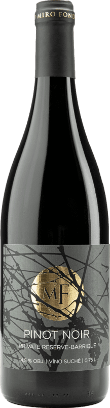 Kostenloser Versand | Rotwein Miro Fondrk Private Kollektion Reserve — Gereift I.G. Moravia Moravia Slowakei Pinot Noir — Spätburgunder 75 cl