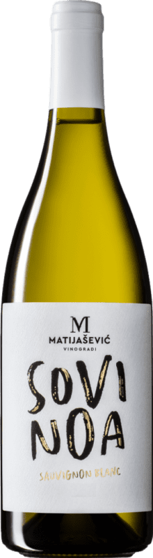 Envío gratis | Vino Blanco Matijasevic SoviNoa Serbia Sauvignon 75 cl