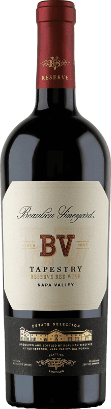 Envío gratis | Vino Tinto Beaulieu Tapestry Reserva I.G. Napa Valley California Estados Unidos Merlot, Cabernet Sauvignon, Cabernet Franc, Malbec, Petit Verdot 75 cl