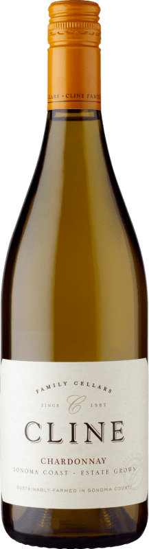 免费送货 | 白葡萄酒 Cline 加州 美国 Chardonnay — 莎当妮 Organic — 有机 75 cl