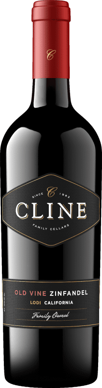 免费送货 | 红葡萄酒 Cline Old Vines — 老藤 加州 美国 Zinfandel — 金芬黛 Organic — 有机 75 cl