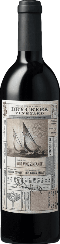 Spedizione Gratuita | Vino Rosso Dry Creek Old Vines — VV Vigne Vecchie California stati Uniti Zinfandel 75 cl