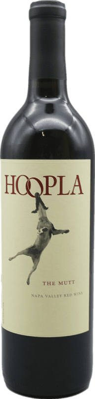 Envío gratis | Vino Tinto Hoopes Hoopla The Mutt Blend — Mezcla California Estados Unidos Merlot, Cabernet Sauvignon 75 cl