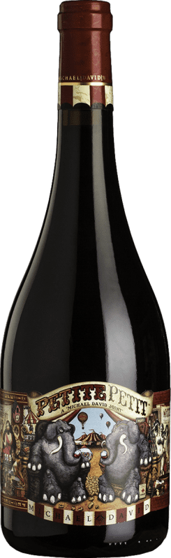 Envío gratis | Vino Tinto Michael David Petite Petit California Estados Unidos Petit Verdot, Petite Syrah 75 cl
