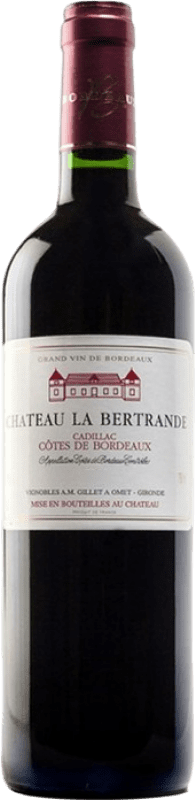 14,95 € | Vino Rosso Château La Bertrande A.O.C. Cadillac bordò Francia Merlot, Cabernet Sauvignon, Cabernet Franc 75 cl