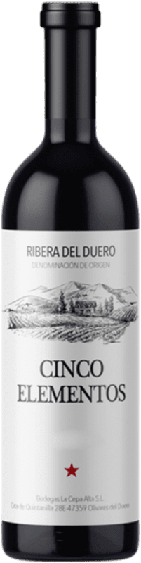 Free Shipping | Red Wine Laveguilla La Cepa Alta Cinco Elementos Oak D.O. Ribera del Duero Castilla y León Spain Tempranillo, Cabernet Sauvignon 75 cl