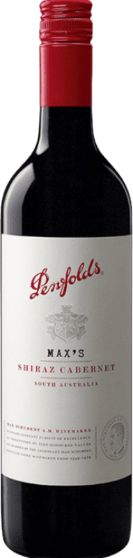 Envio grátis | Vinho Tinto Penfolds Max Shiraz Cabernet I.G. Southern Australia Austrália Meridional Austrália Syrah, Cabernet Sauvignon 75 cl