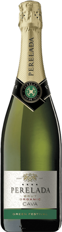 9,95 € | Espumante Branco Perelada & Chivite Festival Brut — Bruto Green — Verde D.O. Cava Catalunha Espanha Macabeo, Xarel·lo, Chardonnay, Parellada Organic — Bio 75 cl