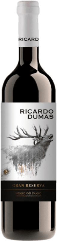 55,95 € | Красное вино Ricardo Dumas Гран Резерва D.O. Ribera del Duero Кастилия-Леон Испания Tempranillo — Темпранильо 75 cl