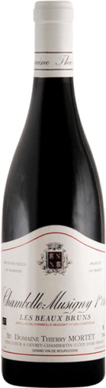 167,95 € Free Shipping | Red Wine Thierry Mortet Les Beaux Bruns 1er Premier Cru A.O.C. Chambolle-Musigny