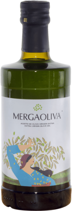 Kostenloser Versand | Olivenöl Mergaoliva Alba E-NOL Extra Nativ Jaén Spanien Picual Eco — Biologisch Medium-Flasche 50 cl