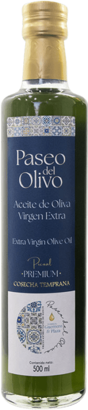 Spedizione Gratuita | Olio d'Oliva Paseo del Olivo Transparente Cosecha Temprana — Raccolta Precoce, EVO Extra Vergine Jaén Spagna Picual Bottiglia Medium 50 cl