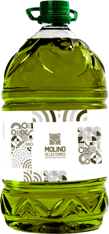 42,95 € | Оливковое масло Molino de las Torres PET Jaén Испания Picual Графин 5 L