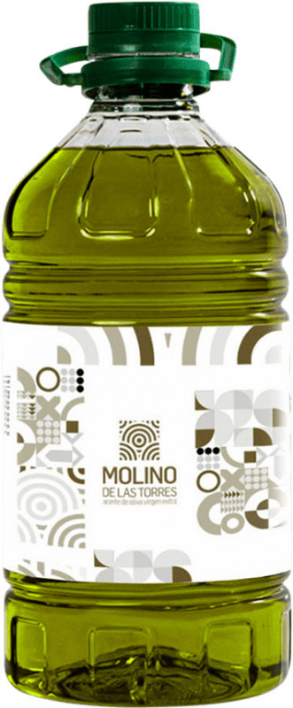 18,95 € | 橄榄油 Molino de las Torres PET Jaén 西班牙 Picual 玻璃瓶 2 L