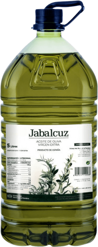 Бесплатная доставка | Оливковое масло Jabalcuz Классический, ЭВО Экстра Вирджин Jaén Испания Picual — Пикуаль Канистра 5 L PET — ПЭТ