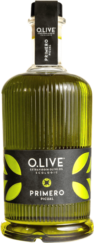 Free Shipping | Olive Oil O·Live Primero EVOO Extra Virgin Jaén Spain Picual Eco — Organic Medium Bottle 50 cl