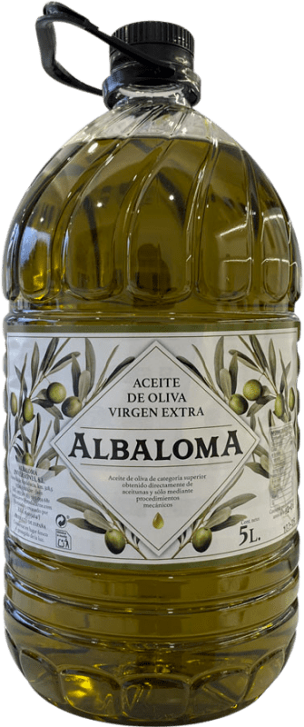 44,95 € | Huile d'Olive Albaloma PET Jaén Espagne Carafe 5 L