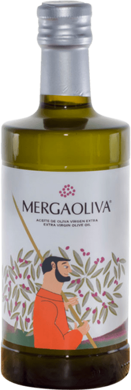 Envoi gratuit | Huile d'Olive Mergaoliva Cénit HOVE Vierge Extra Jaén Espagne Picual Bouteille Medium 50 cl