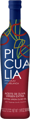 Envoi gratuit | Huile d'Olive Picualia Premium, HOVE Vierge Extra Jaén Espagne Hojiblanca Bouteille Medium 50 cl