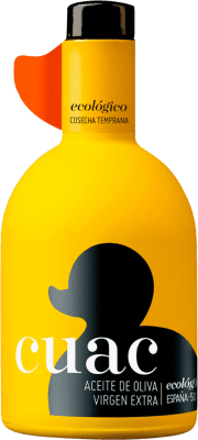 Envío gratis | Aceite de Oliva Cuac AOVE Virgen Extra D.O. Sierra de Cazorla Jaén España Picual Eco — Ecológico Botella Medium 50 cl