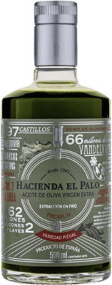 Spedizione Gratuita | Olio d'Oliva Hacienda el Palo Premium, EVO Extra Vergine Jaén Spagna Picual Bottiglia Medium 50 cl
