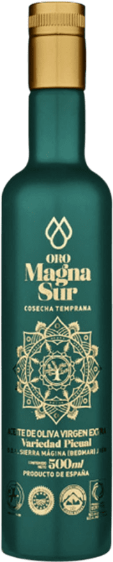 12,95 € | Оливковое масло Magnasur Athena Oro — Золотая версия, Premium — Премиум, Cosecha Temprana — Ранний урожай, ЭВО Экстра Вирджин Jaén Испания Picual — Пикуаль Средняя бутылка 50 cl Стекло