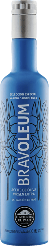 24,95 € Envío gratis | Aceite de Oliva Hacienda el Palo Bravoleum Botella Medium 50 cl