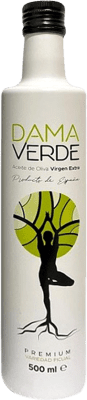 Kostenloser Versand | Olivenöl Dama Verde Premium Jaén Spanien Picual Medium Flasche 50 cl