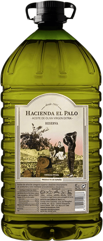 45,95 € | Оливковое масло Hacienda el Palo ЭВО Экстра Вирджин Резерва Jaén Испания Picual — Пикуаль Канистра 5 L PET — ПЭТ
