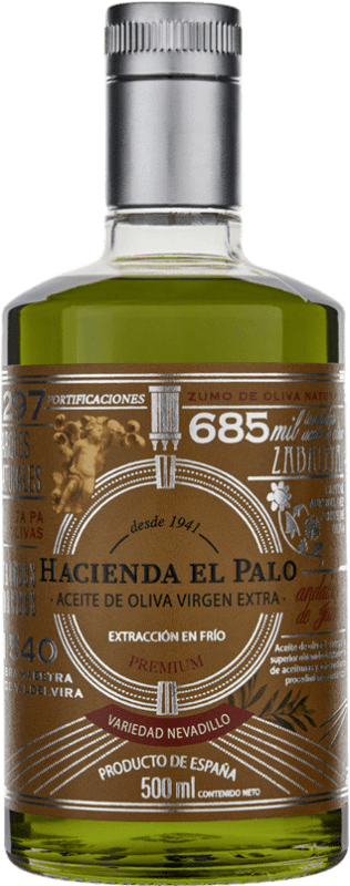 21,95 € Envío gratis | Aceite de Oliva Hacienda el Palo Premium Botella Medium 50 cl