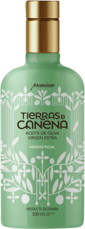 Бесплатная доставка | Оливковое масло Tierras de Canena Premium — Премиум, ЭВО Экстра Вирджин Jaén Испания Picual — Пикуаль Средняя бутылка 50 cl