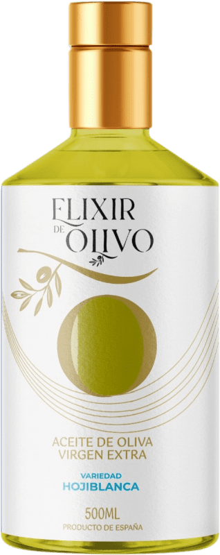 Kostenloser Versand | Olivenöl Elixir de Olivo E-NOL Extra Nativ Spanien Hojiblanca Medium-Flasche 50 cl