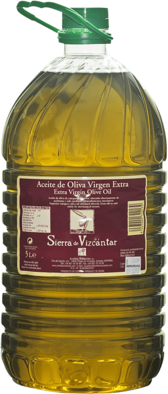 54,95 € | オリーブオイル Vizcántar Sierra de Vizcántar Virgen Extra PET Córdoba スペイン カラフ 5 L