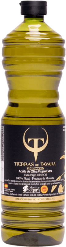 11,95 € | Aceite de Oliva Tierras de Tavara Selección Virgen Extra PET D.O. Sierra de Segura Jaén España Picual 1 L