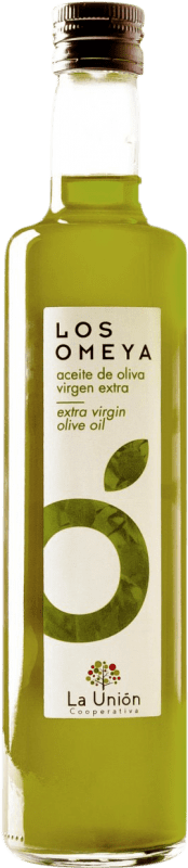 8,95 € Free Shipping | Olive Oil La Unión Los Omeya Hojiblanca Picual EVOO Extra Virgin Medium Bottle 50 cl